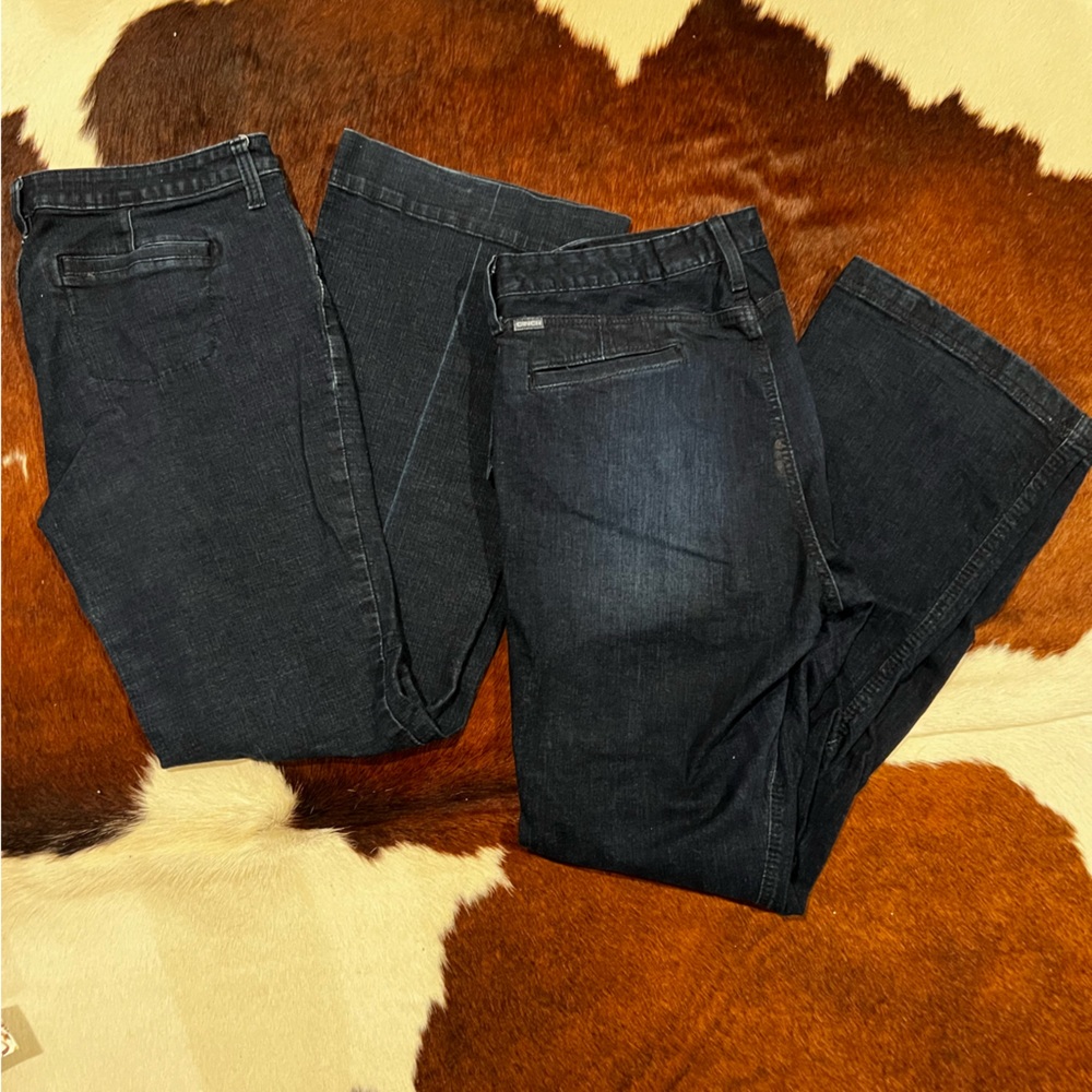 wrangler and cinch flare wide leg women’s jeans
